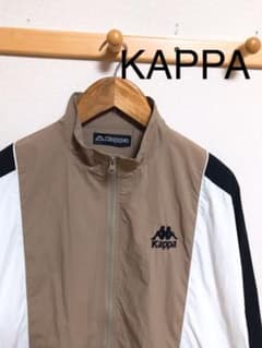 【秋物】　KAPPA　ナイロンジャケット　ロゴ　ライン　バイカラーのサムネイル