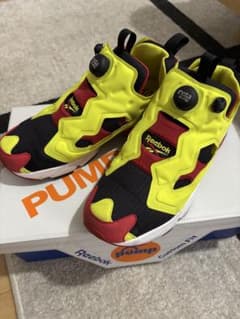 Reebok INSTAPUMP FURY OG イエロー/レッドのサムネイル