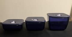 未使用品 Tupperware タッパーウェア ロックンサーブ ３個セットのサムネイル