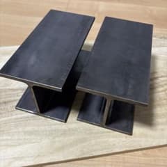 H鋼 作業台　叩き台　金床　ワークテーブル　アンビル　定盤　鋼材　2本セットのサムネイル