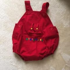 ミキハウス ロンパース だるまオールのサムネイル