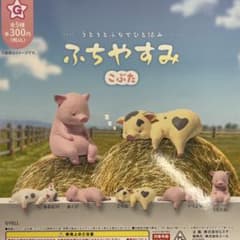 ふちやすみ こぶた　全5種フルセットのサムネイル