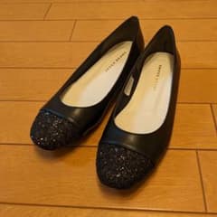 JELLY BEANS フラットパンプス 23 黒のサムネイル
