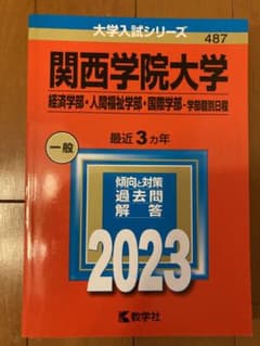 即日発送可　関西学院大学(経済学部・人間福祉学部・国際学部―学部個別日程)のサムネイル