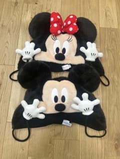 ミッキー・ミニー ファーキャップ 2個セットのサムネイル