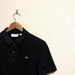 LACOSTE PH441E ラコステ ポロシャツ ブラック 黒 銀ワニ 4 - メルカリ