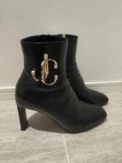 JIMMY CHOO MINORI カーフレザー アンクル ブーツ - メルカリ