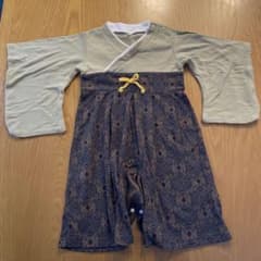 袴風 ロンパース 和柄 ベビー服のサムネイル