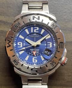 SEIKO セイコー ランドトレック 8F56-0070 GMT SEIKO セイコー ランドレック 8F56-0070 GMT - メルカリ