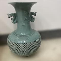 青山作 高麗青磁 大型 壺 花器 青山作 高麗青磁 大型 壺 花器 - メルカリ