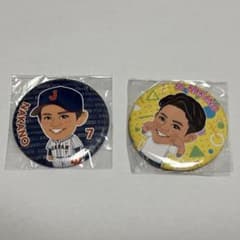 阪神タイガース 中野拓夢 中野選手 イラストバッジ 2個セット - メルカリ