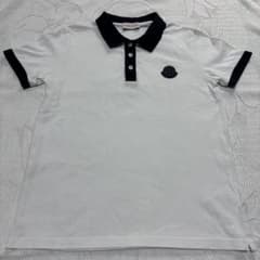 MONCLER ポロシャツ ホワイト 12anni 152cm 【美品】 - メルカリ