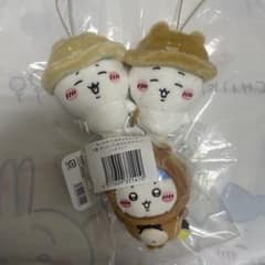 ちいかわ たぬきだもんくじ C賞　秋だもんちいかわ　ハチワレ　3点セットのサムネイル