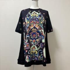 日本製　TOKUKO 1er VOL カットソー　プリント　大人　上品　素敵　夏 日本製 TOKUKO 1er VOL カットソー プリント 大人 上品 素敵 夏 - メルカリ
