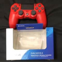 PS4コントローラー マグマレッドのサムネイル