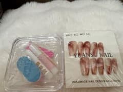 YUANS NAIL ネイルチップ ブラウンマーブルのサムネイル