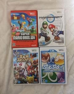 Wii ソフト 4本 まとめ買いのサムネイル