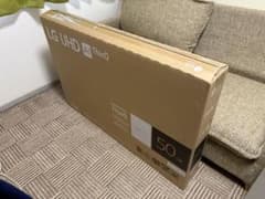 ほぼ新品 LG 50UT801C0JB 50インチ液晶テレビ 1度だけ通電 - メルカリ