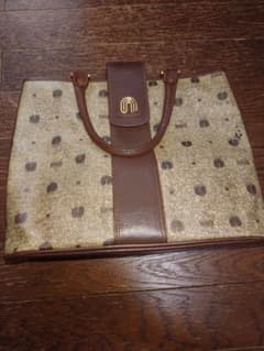 Emmanuelle Aison PARIS キャンバス レザー バッグのサムネイル