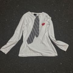necktie heart t-shirt white archiveのサムネイル