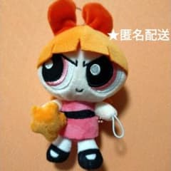 [신품] 파워 퍼프 걸즈 연결 마스코트 봉제 장난감 마스코트 블로섬
