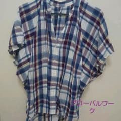 ブラウス チェック半袖のサムネイル