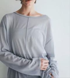 Used】ETRE TOKYO センターピンタックシアーロンTee ブルー - メルカリ