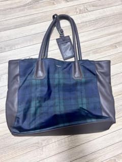 SHOP TK チェック柄トートバッグのサムネイル