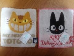 ネコバス&キキミニハンドタオル２枚セットのサムネイル