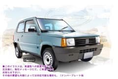 【額入り2Lイラスト】FIAT PANDA 002 後期型のサムネイル