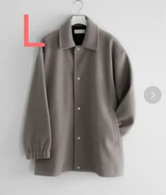 remer リメール　ルーズメルトンコーチジャケット　モカ　Lサイズのサムネイル