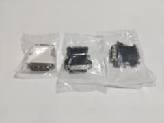 DVI-I オス to D-sub 15 メス 変換アダプタ 3個のサムネイル