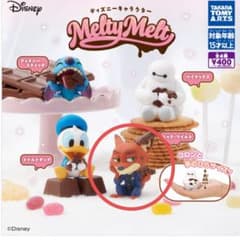 ディズニーキャラクター　MeltyMelt ガチャ　ニックのサムネイル