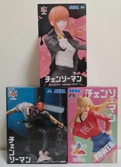 【匿名配送】チェンソーマン フィギュア3体セット メルカリ便】チェンソーマン Luminasta フィギュア 3体セット - メルカリ