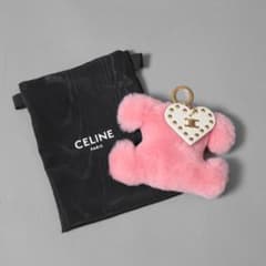 CELINE トリオンフ キーホルダー ファーシアリング カーフスキン チャーム CELINE トリオンフ キーホルダー ファーシアリング カーフスキン