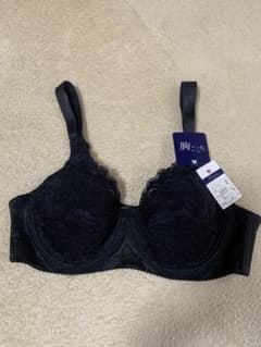 黒 レース ワイヤー入りブラジャーのサムネイル