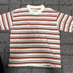 coen ボーダー ポケット付 Tシャツ M