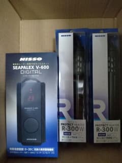 ニッソ シーパレックスV600デジタル+プロテクトヒーター300W✕2個