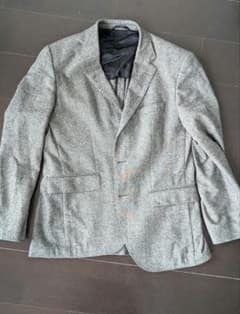 BOSS HUGO BOSS テーラードジャケット シルク混 48 グレーのサムネイル