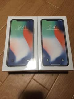 【新品未開封】 SIMフリーiPhoneX 256GBシルバーのサムネイル