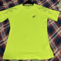 ASICS 蛍光イエロー Tシャツのサムネイル