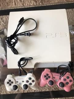 PS3本体と純正コントローラー2台のサムネイル
