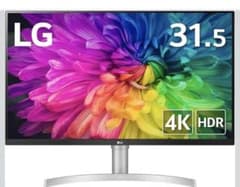 【良品】LG 32UN500-W 31.5インチ 4K HDRディスプレイのサムネイル