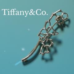 Tiffany&Co. ティファニー ホタルブクロモチーフ ブローチ ピン - メルカリ