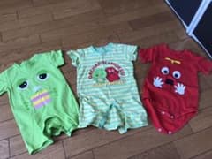 かのん様専用 ロンパース3枚セット 70cmのサムネイル