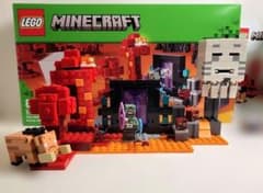 LEGO レゴ マインクラフト ネザーポータルの戦い 21255