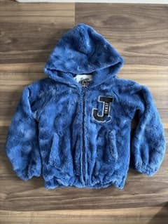 Sister JENNI フェイクファー ジップアップパーカー ブルーのサムネイル