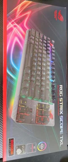 ASUS ROG STRIX SCOPE TKL メカニカルキーボードのサムネイル