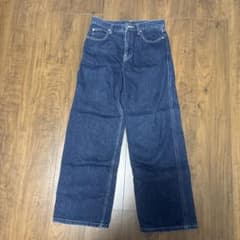 UNIQLO JEANS ワイドデニムパンツ 24インチ(61cm）のサムネイル