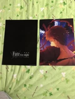 Fate HF 特典クリアポスターファイルとアクリルマスコットマキリの杯セットのサムネイル